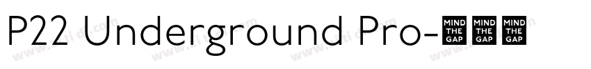 P22 Underground Pro字体转换 P22 Underground Pro字体转换